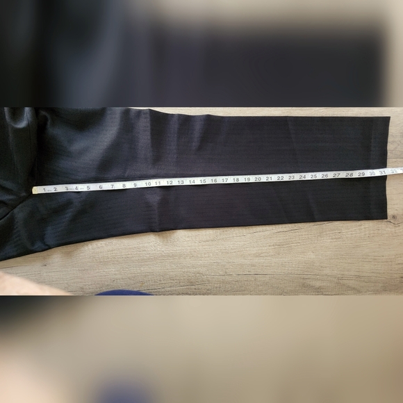Perry Ellis Men's‎ 36 × 32 Black Pinstripe Dress Pants - Picture 6 of 6